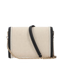 Tory Burch Emerson Pochette Mujers Tela Beige/Negro