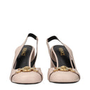 Versace Women's Sandals Pink Leather/Pink Sole