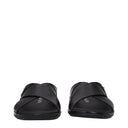 Prada Men's Slippers And Clogs Leather Black