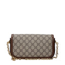 Gucci Mors 1955 Femme's Sac à main Tissu Beige/Ebano