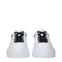 Hogan Zapatillas H Stripes Mujers Cuero Blanco/Negro
