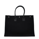 Saint Laurent Men's Rive Gauche Handbag Black Fabric