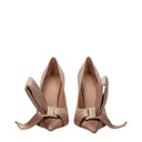 Salvatore Ferragamo Erica Women's Décolleté Beige/Amaretto Satin