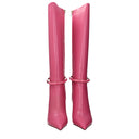 Jimmy Choo Dreece Boots Women Leather Pink/Candy Rose