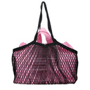 Balenciaga Women's Shoulder Bags Fabric Pink/Black