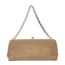 Jil Sander Goji Handbag Women Suede Beige/Khaki