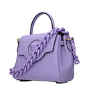 Versace Handbags For Women Pink/Lilac Leather
