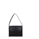 Jil Sander Women's Carnet Leather Shoulder Bag Black