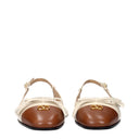 Valentino Garavani Women's Ballerina Flats Beige/Tobacco Leather