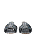 Bottega Veneta Lido Mujers Sandalias Piel Gris/Ostra