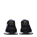 Philippe Model Baskets Tropez 2.1 Femmes Tissu Noir/Jaune Fluo