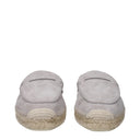 Louboutin Espadrilles Paque Puma Männer Wildleder Grau/Gans