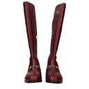 Gucci Women's Boots Leather Red/Ancora