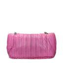 Balenciaga Monaco Shoulder Bags Women Leather Pink
