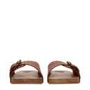 Isabel Marant Slippers And Clogs Jaso Women's Leather Brown/Cognac