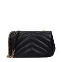 Saint Laurent Women's Loulou Shoulder Bag Black Leather