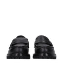 Off White Men's Military Moccasins Black Leather