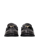 Miu Miu Women's Leather Loafers Black