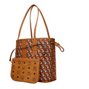Mcm Women's Shoulder Bag Fabric Brown/Multicolor