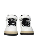 Saint Laurent Men's Sneakers White/Black Leather