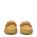 Tod's Men's Suede Yellow Moccasins