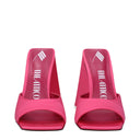 De Attico Devon Sandalen Damess Stof roze