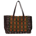 Valentino Garavani Nellcôte Men's Shoulder Bag Suede Brown/Multicolor