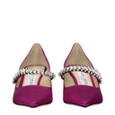 Jimmy Choo Décolleté Bing Women's Satin Fuchsia/Blackberry