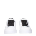 Dolce&Gabbana Damens Sneakers Weiß/Schwarzes Leder