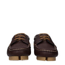 Fendi menns brune/Testa Di Moro driver loafers i skinn