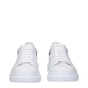 Alexander Mc Queen Men's Sneakers Leather White/Burgundy