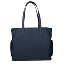Michael Kors Khai Shoulder Bag Women Fabric Blue/Navy Blue