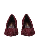 Prada Damens Pump rot/lila Stoff