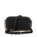Pinko Women's Carrie Leather Crossbody Bag Black/White