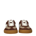 Gucci Men's Sneakers Beige/Brown Fabric