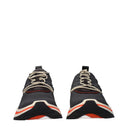 Salvatore Ferragamo Sneakers Nima Knit Men's Fabric Gray/Eggplant