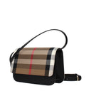Damska tkanina Burberry Madison Pochette w kolorze beżowym/czarnym