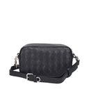 Bottega Veneta Men's Crossbody Camera Bag Leather Gray/Slate