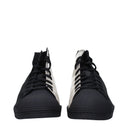 Y3 Yamamoto Femme's Baskets en daim noir/beige