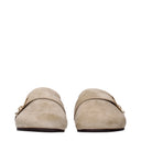 Tory Burch Mellow Clogs And Slides Women Suede Beige/Hazelnut