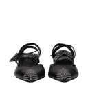 Isabel Marant Damens Sandalen aus schwarzem Leder