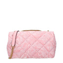 Versace Women's Shoulder Bag Pink Fabric