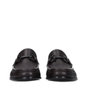 Salvatore Ferragamo Grandioso Men's Moccasins Gray/Hickory Leather