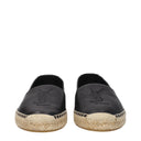 Saint Laurent Espadrillas Männer Leder schwarz