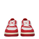 Autry Sneakers Heren Suede Rood/Lichtgrijs