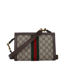 Gucci Ophidia Women's Crossbody Bag Beige/Ebony Fabric
