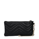 Gucci Marmont Pochette Women's Leather Black