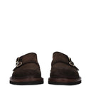 Santoni Men's Derby Suede Brown/Moro Head