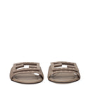 Fendi Women's Sandals And Clogs Leather Grey/Taupe