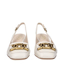 Tod's Mujers Sandalias Blanco/Piel Mousse